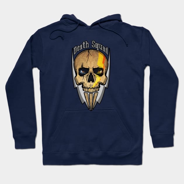 Skull Death Squad Dark Hoodie by 66designer99